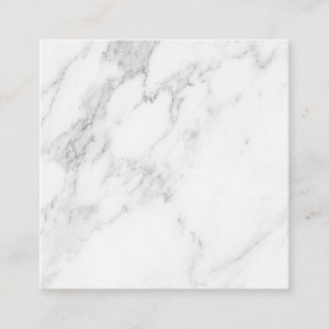 White Marble Discount Card (Front)