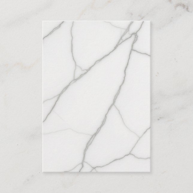White Marble Discount Card (Front)
