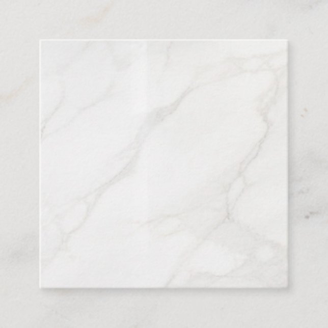 White Marble Discount Card (Front)