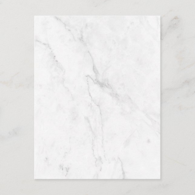 White Marble Enclosure Card (Front)