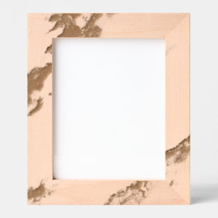 White Marble Etched Frames