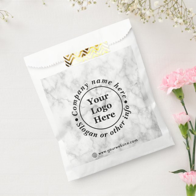 White marble favour bags (Sealed)