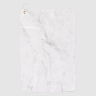 White Marble Golf Towel