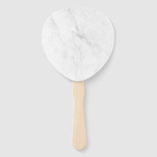 White Marble Hand Fan
