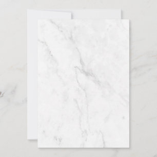 White Marble Holiday Card