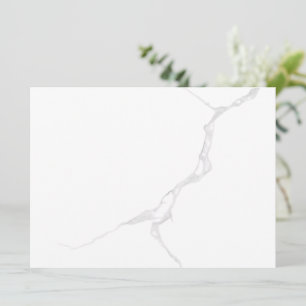 White Marble Holiday Card