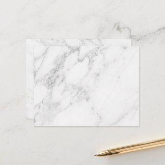 White Marble Holiday Postcard