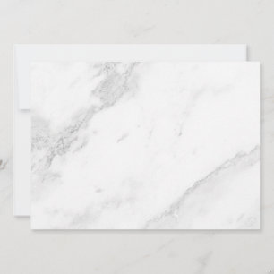White Marble Invitation