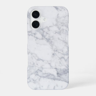 White Marble iPhone 16 Case