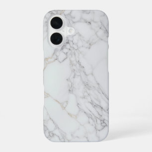 White Marble iPhone 16 Case
