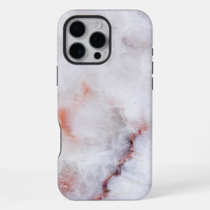 White Marble  iPhone 16 Pro Max Case