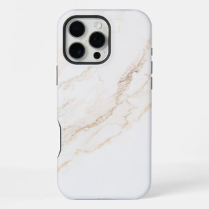 White Marble iPhone 16 Pro Max Case