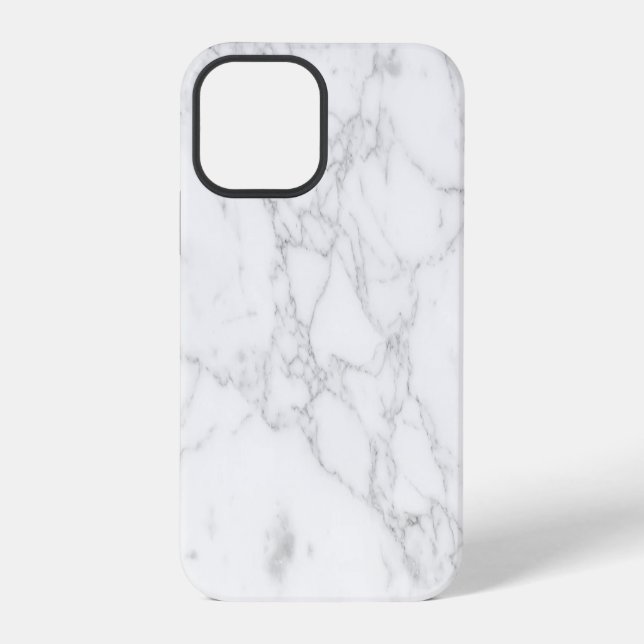 White Marble iPhone Case (Back)