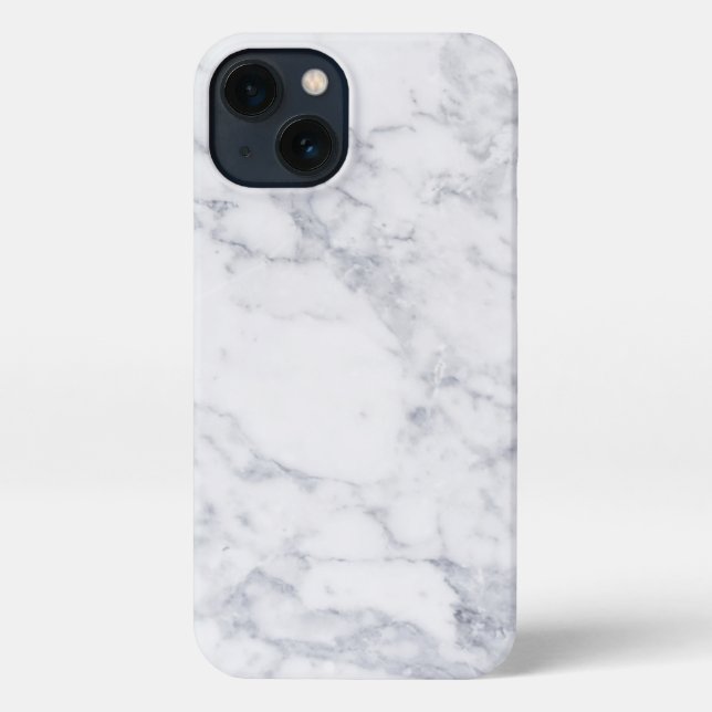 White Marble iPhone Case (Back)