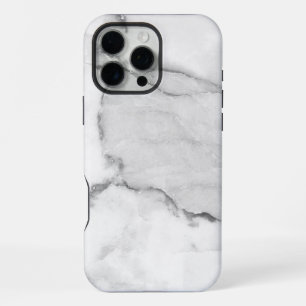 White Marble iPhone 16 Pro Max Case