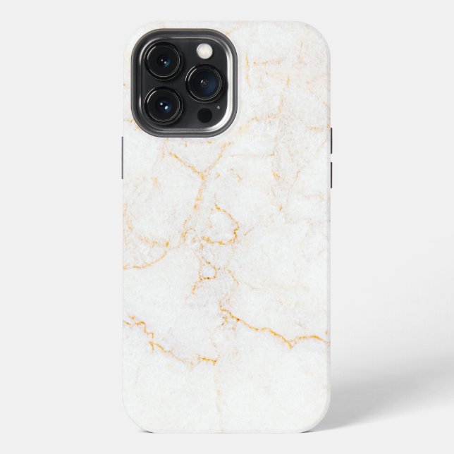 White Marble iPhone Case (Back)