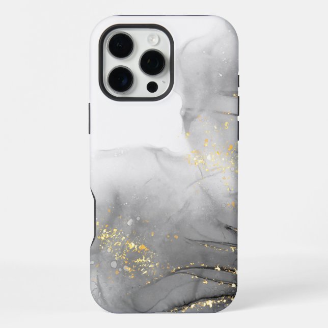 White Marble  iPhone Case (Back)