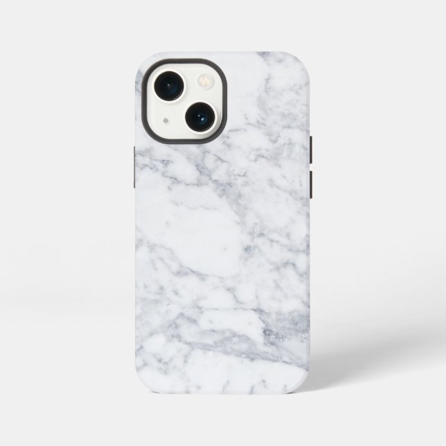 White Marble iPhone Case (Back)