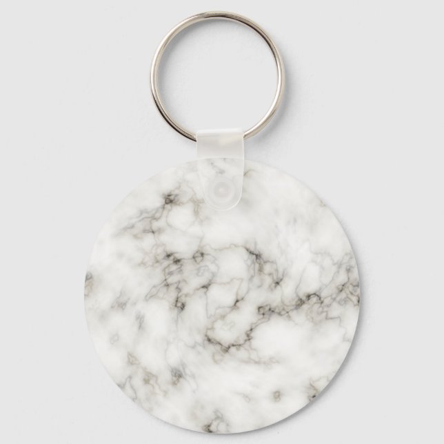 white marble key ring (Front)