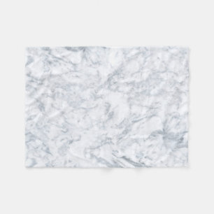 White Marble Look Fleece Blanket