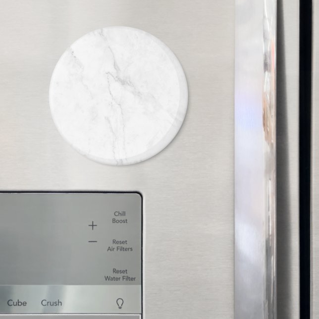  White Marble Magnet (In Situ (Fridge))