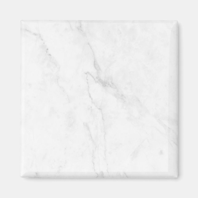  White Marble Magnet (Front)