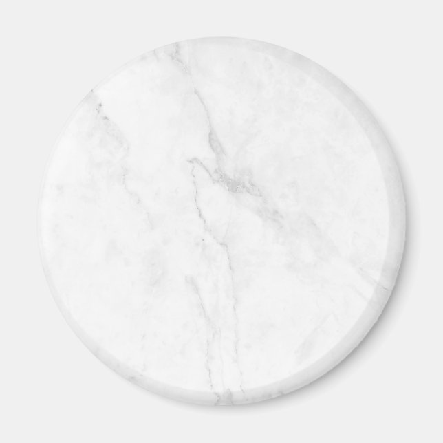 White Marble Magnet (Front)