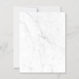 White Marble Magnetic Invitation