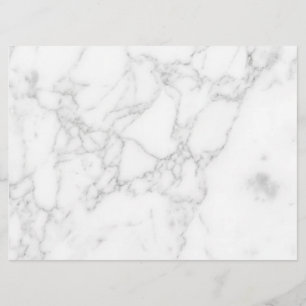 White Marble Menu