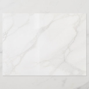 White Marble Menu
