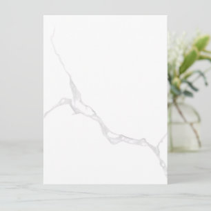 White Marble Menu