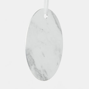 White Marble Metal Tree Decoration