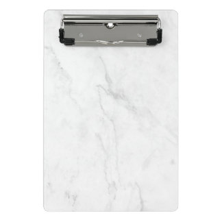 White Marble Mini Clipboard