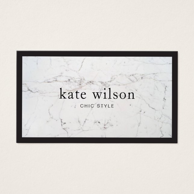 White Marble Modern Professional (Front)