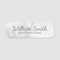 White Marble Modern Professional Personalised