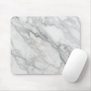 White Marble Mouse Pad