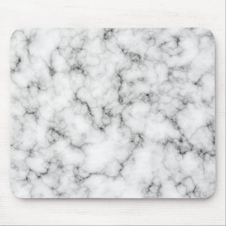 White Marble Mouse Pad