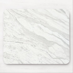 White Marble Mouse Pad