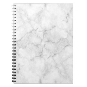 White Marble Notebook