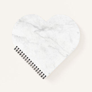 White Marble Notebook