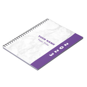 White Marble Notebook for Stylish Organisation