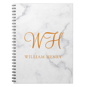 White Marble Notebook for Stylish Organisation