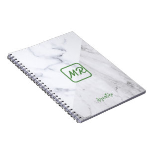 White Marble Notebook for Stylish Organisation
