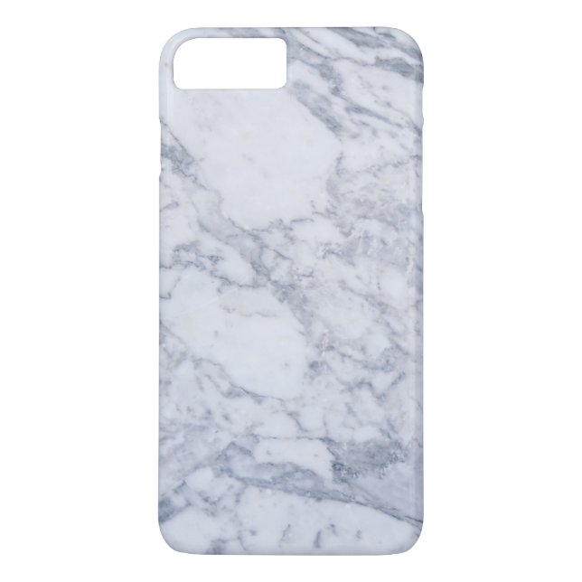 White Marble Pattern Phone Case (Back)