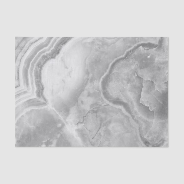 White Marble Pattern Tissue Paper (Front)