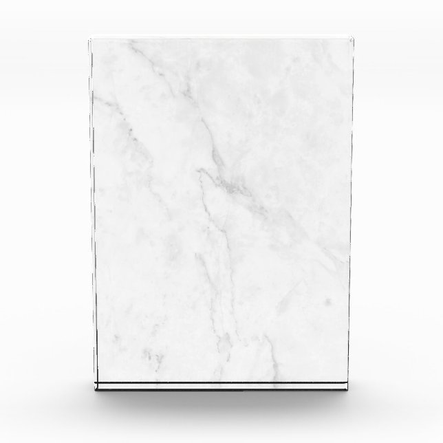 White Marble Photo Block (Front)