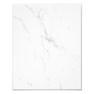 White Marble Photo Print