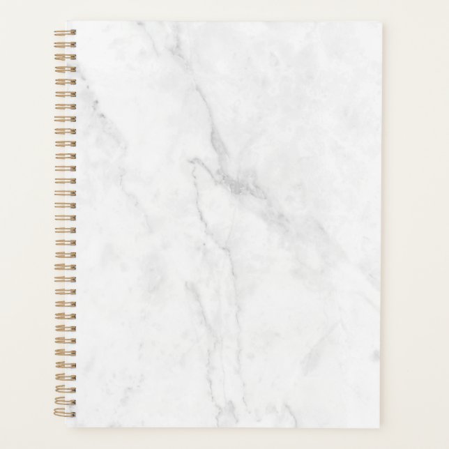 White Marble Planner (Front)