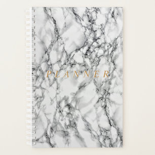 White Marble Planner