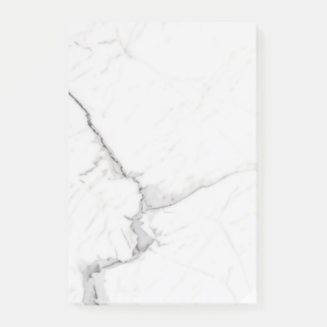 White Marble Post-it Notes (Front)